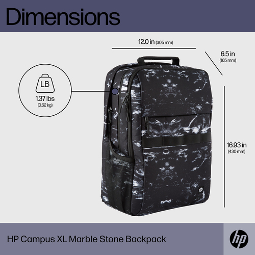 HP Campus XL Marble Stone Backpack – image 4