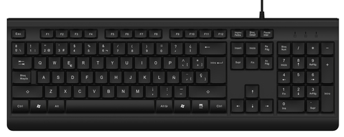 iggual IGG317617 keyboard Mouse included Office USB Black