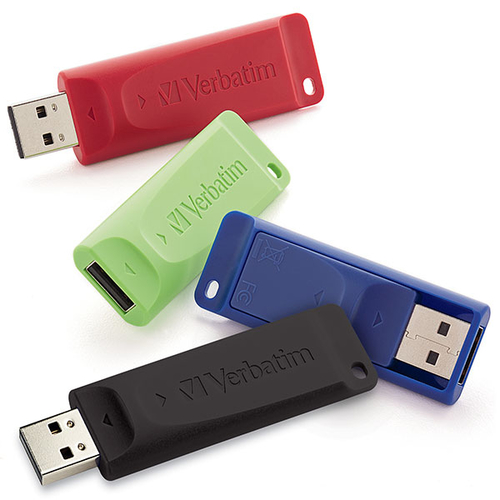 16GB STORE N GO USB FLASH DRIVE - 4PK