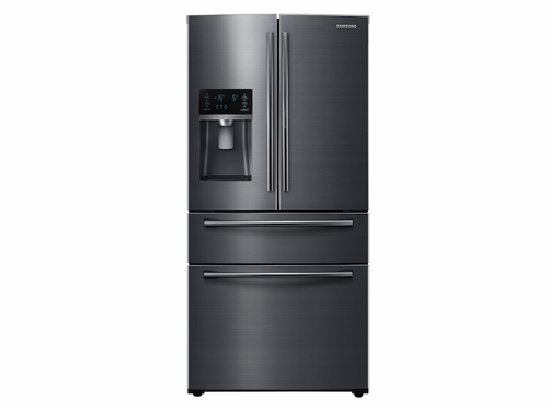 Samsung RF25HMEDBSG side-by-side refrigerator Freestanding