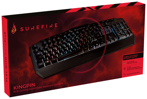 SureFire keyboard Gaming USB QWERTY Nordic Black – image 3