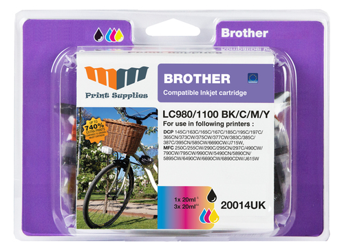 MM 20014UK ink cartridge 4 pc(s) High (XL) Yield Black, Cyan, Magenta, Yellow