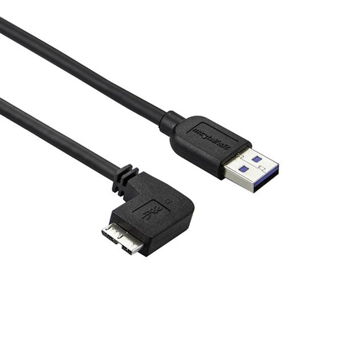 USB3AU50CMLS CABLE DELGADO 05M MICRO USB  30 ACODADO A IZQUIERDA A USB A 