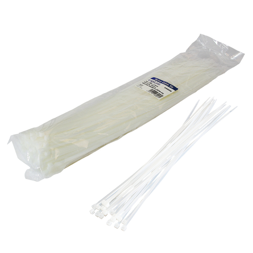 ZUB Logilink cable tie PA66 100pcs. Tranparent W: 4.4 mm, L: 400 mm, afbeelding 3
