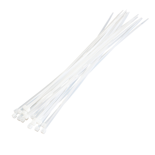 ZUB Logilink cable tie PA66 100pcs. Tranparent W: 4.4 mm, L: 400 mm