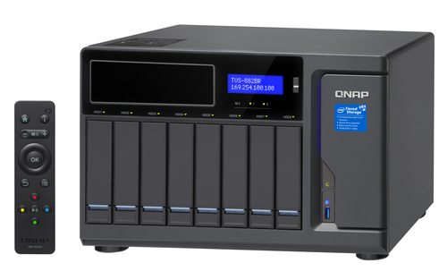 QNAP TVS-882BR-i5-16G 16TB 8x2TB Seagate IronWolf 8 Bay NAS Desktop – image 6