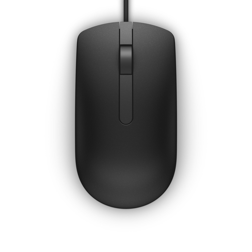 Dell MS116 Wired Mouse Black 570-Aais - image 1