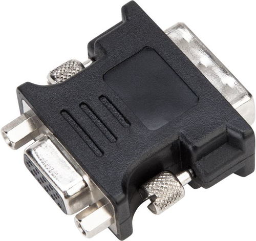 DVI-I (M) TO VGA (F) ADAPTER BLACK