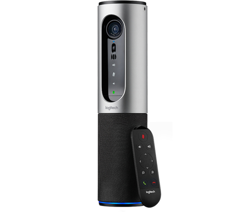 Logitech ConferenceCam Connect - Conference camera - colour - 1920 x 1080 - 720p, 1080p - audio - wired - HDMI - Wi-Fi - Blue