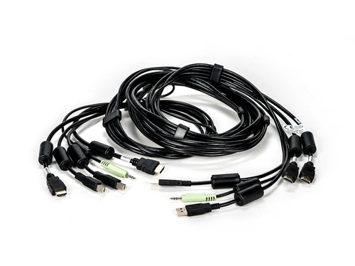 Vertiv Avocent CBL0117 KVM cable 3 m. Cable length: 3 m, Keyboard port type: USB, Mouse port type: USB