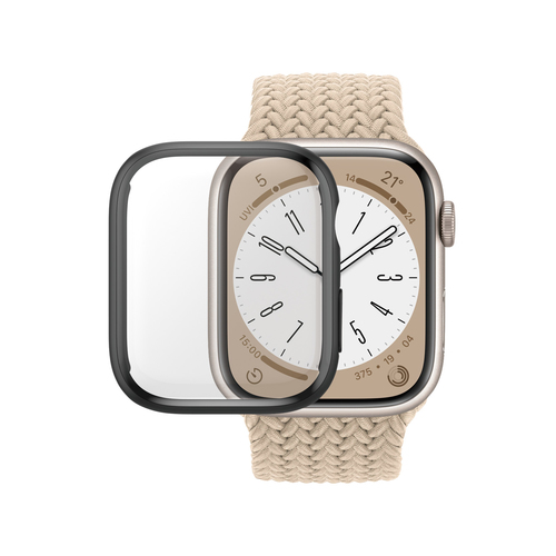 PanzerGlass ® Full body Case Apple Watch Series 9 | 8 | 7 | 45mm | Black Прозрачная защитная пленка 1 шт