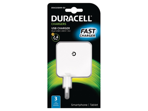 Duracell DRACUSB4W-EU mobiliojo įrenginio kroviklis Mobilusis