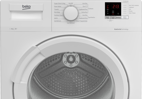 Beko DTLP81151W 8kg Heat Pump Tumble Dryer with Sensor Programmes – image 4