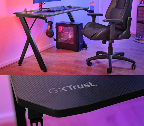 Trust GXT 700 Omnius Bureau Gamer Noir – Photo 9 sur 10