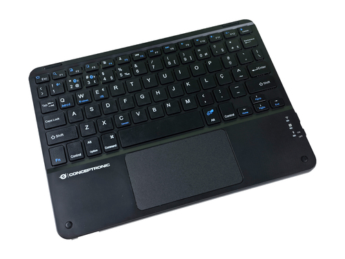 CONCEPTRONIC Wireless Tastatur, Layout portug.   10" schwarz, afbeelding 3