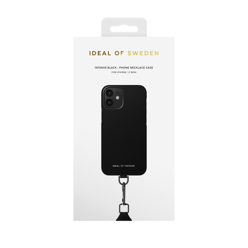 iDeal of Sweden Atelier Necklace iPhone 12 MINI Intense Black – image 3