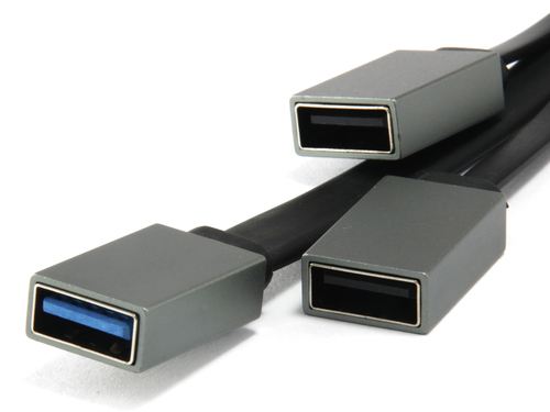 Conceptronic HUBBIES USB 3.1 Type-C to 1-Port USB 3.0 + 2-Port USB 2.0 Cable Hub, grey – image 6