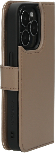 Mobiparts Leather 2 in 1 Wallet Case Apple iPhone 15 Pro Taupe - Smartphonehoesje, afbeelding 4