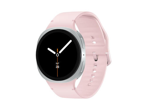 Samsung Galaxy Watch 8, Bluetooth, 44mm, Sport Band, White, S/M + Sport Band, Pink, M/L