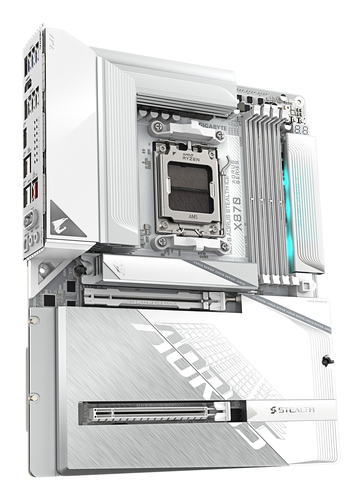Gigabyte Aorus Stealth Ice X870 AM5 Motherboard, White - image 4
