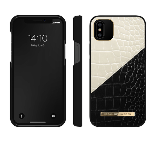 iDeal of Sweden Atelier Case iPhone 11P/XS/X Cream Black Croco
