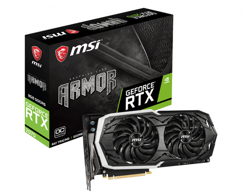 MSI ARMOR RTX 2070 8G OCV1 видеокарта NVIDIA GeForce RTX 2070 8 GB GDDR6