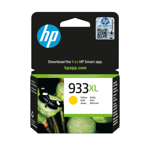 HP 933XL High Yield Yellow Original Ink Cartridge (CN056AE) - image 1