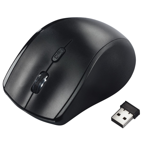 Hama OPTISCHE DRAADLOZE MUIS RIANO VOOR LINKSHANDIGEN Muis Zwart, afbeelding 2