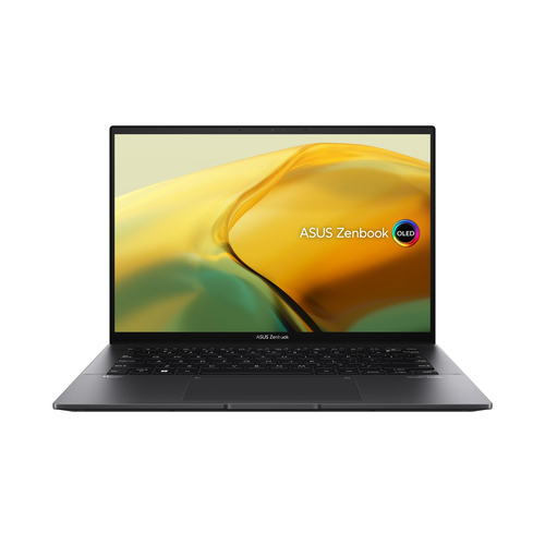 ASUS Zenbook 14 OLED UM3402YA-KM115W AMD Ryzen™ 7 5825U Ноутбук 35,6 cm (14") WQXGA+ 16 GB LPDDR4x-SDRAM 1 TB Твердотельный накопитель (SSD) Wi-Fi 6E (802.11ax) Windows 11 Home Черный QWERTY