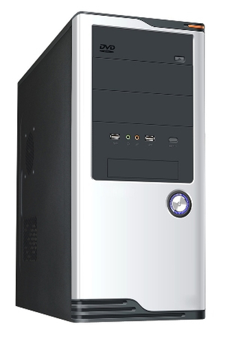 itek Space Midi Tower Black, Silver