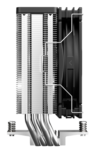 DeepCool AG400 G2 Processor Luchtkoeler 12 cm Zwart, afbeelding 4