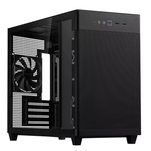 Asus Prime AP201 Compact Tempered Glass Micro Atx PC Case - Black - image 5