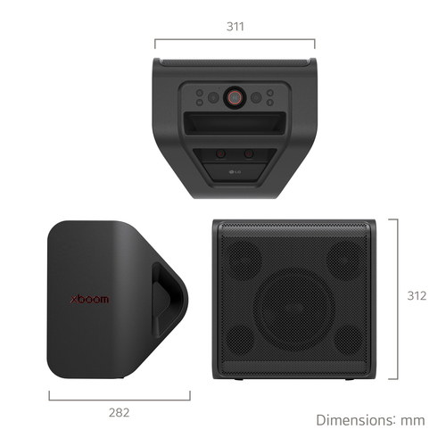 LG STAGE301.AGBRLBK portable/party speaker Black – image 4