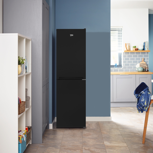 Beko CFG4582B 182cm 50/50 Frost Free Fridge Freezer - Black - E Rated, Black - image 7