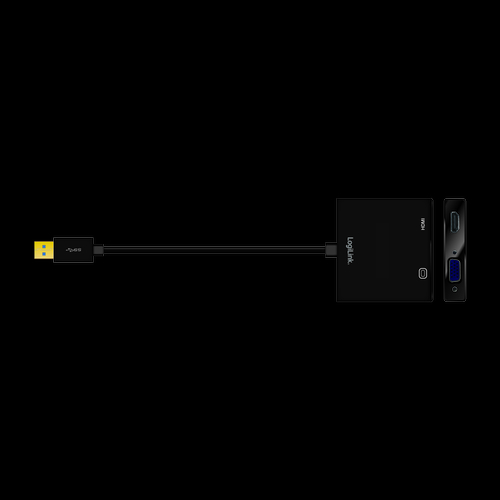 Adapter LogiLink USB 3.0 Combo > VGA / HDMI, afbeelding 2