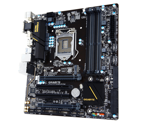 GA-H170M-D3H Placa base de escritorio Gigabyte Ultra Durable GA-H170M-D3H - Chipset Intel - Socket H4 LGA-1151