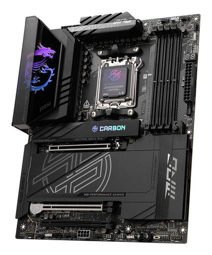 Msi Mpg X870E Carbon Wifi AM5 Motherboard, Black - image 3