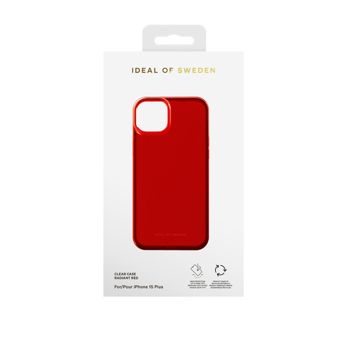 iDeal of Sweden Clear Case iPhone 15PL Radiant Red – image 2