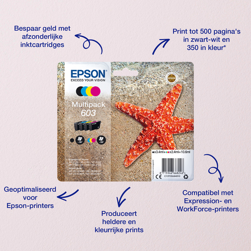 Epson Singlepack Black 603XL Ink inkt, afbeelding 2