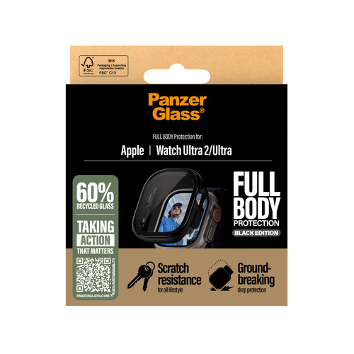 PG Scrn Snap FB Watch Ultra 2024 Black, afbeelding 3