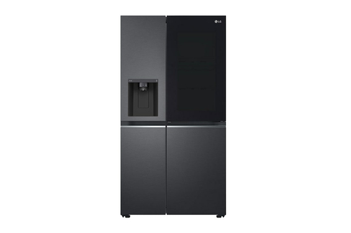 LG InstaView GSXV81MCLE side-by-side refrigerator Freestanding