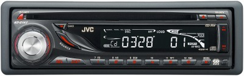 JVC KD-G162 car media receiver Black