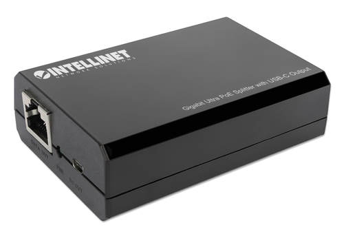 INTELLINET Gigabit Ultra PoE-Splitter met USB-C-uitgang 45W, afbeelding 2