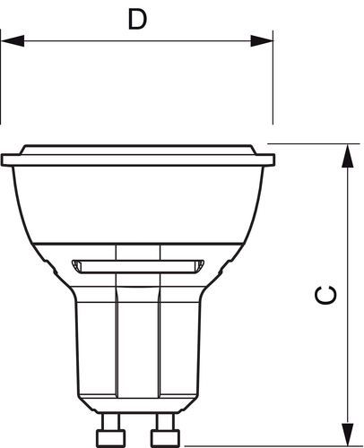 Philips Philips MASTER LED MV DimTone 4,5-50W GU10 827 40D LED3414, afbeelding 2