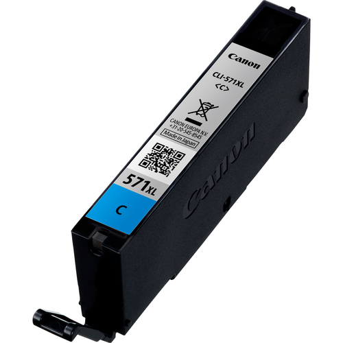 Click to view product details and reviews for Original Canon Cli 571xl High Capacity Cyan Ink Cartridge.