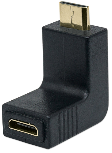 Manhattan HDMI Adapter mini A -> mini A Bu/St 90° oben, afbeelding 3