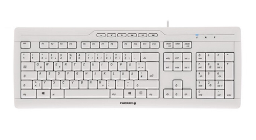 CHERRY STREAM 3.0 Tastatur Büro USB QWERTY Italienisch Grau