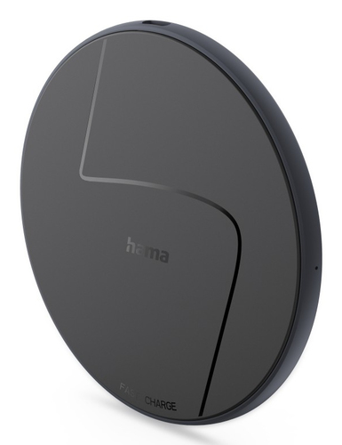 Hama 00201745 зарядное устройство для мобильных устройств Смартфон Черный USB Беспроводная зарядка Быстрая зарядка Для помещений