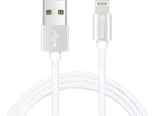 Sandberg Excellence Lightning Silver 1m
