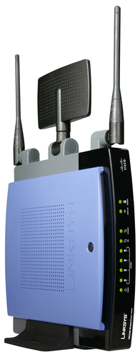 Linksys WAG325N wireless router Blue